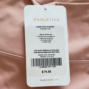 Fabletics Mauve Tights Leggings Ankle Lenth